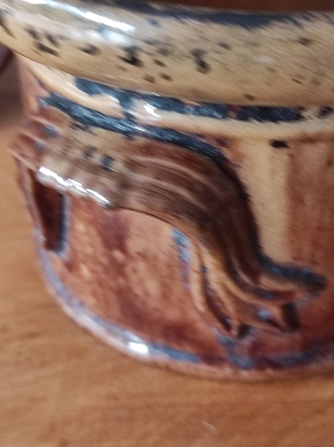 Old terrine in glazed earthenware MIELLE