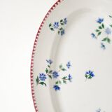 Oval platter from Sarreguemines, Gilbert pattern, early 20th century