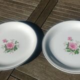 Set of two large porcelain serving dishes from the KG Luneville faience factory - Fabiola model