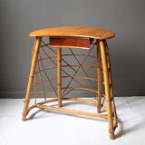 Vintage rattan dressing table