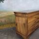 Louis Philippe period chest of drawers in solid walnut.