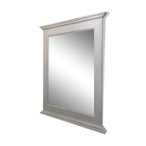 Solid wood frame white patinated