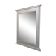 Solid wood frame white patinated