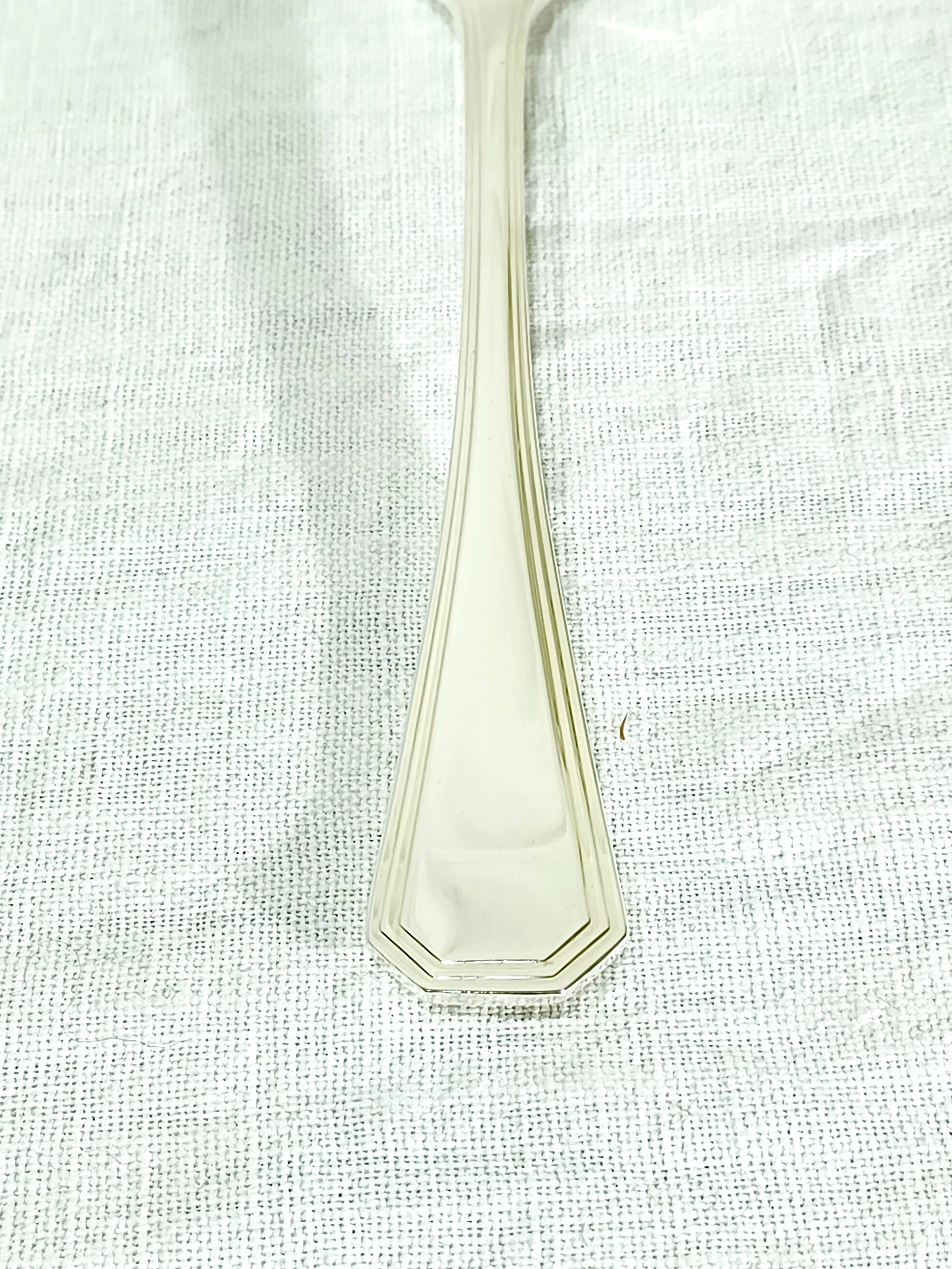 Christofle – 12 Silver Plated Cake Forks, America Model