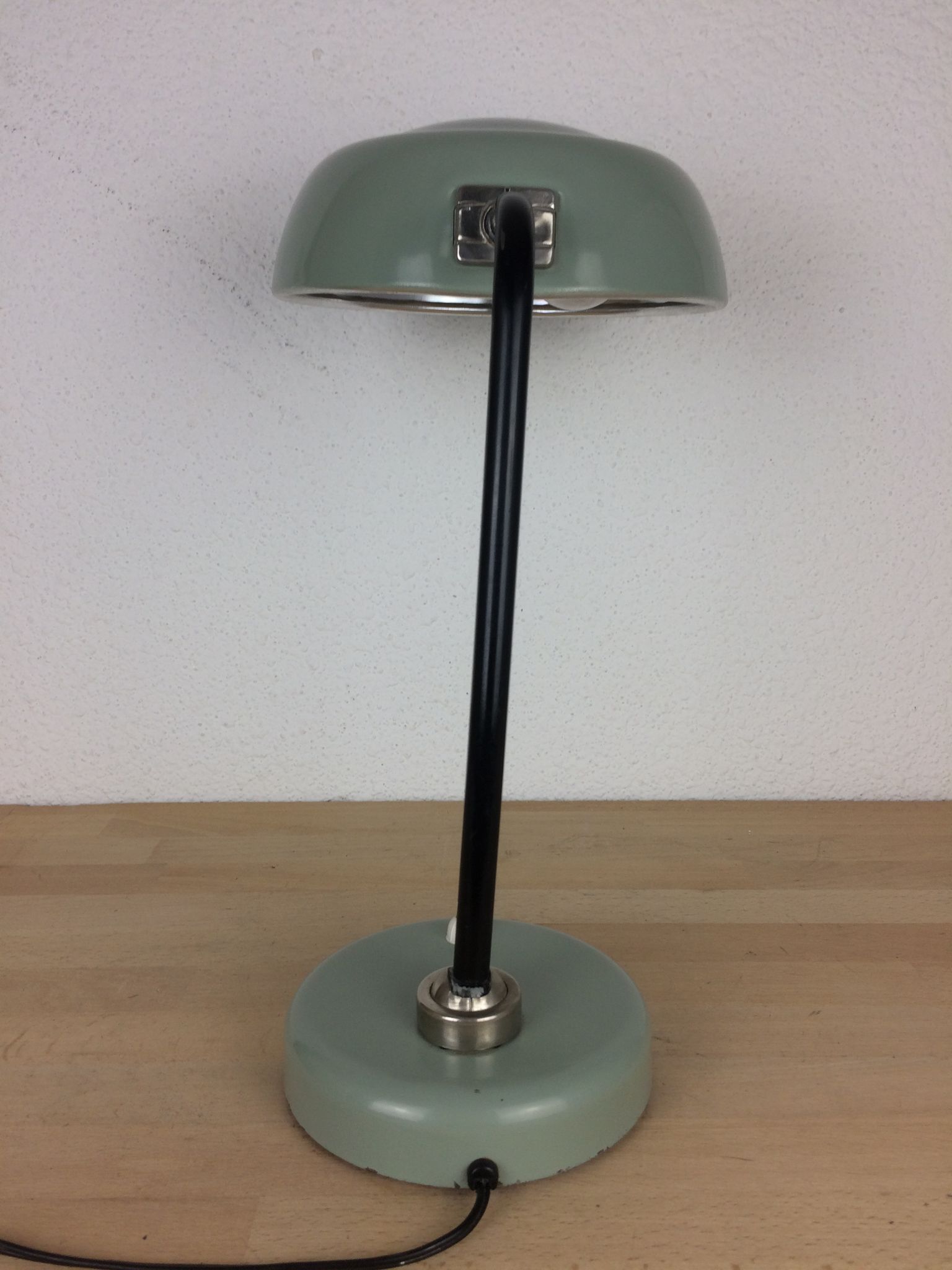 Lampe de bureau années 50 style industriel, métal