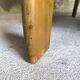 Fauteuil vintage en bois et laine