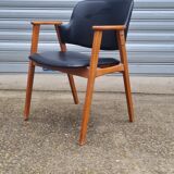 Fauteuil vintage scandinave par Erik Buck, 1960