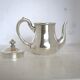Paire de cafetières plaqué argent