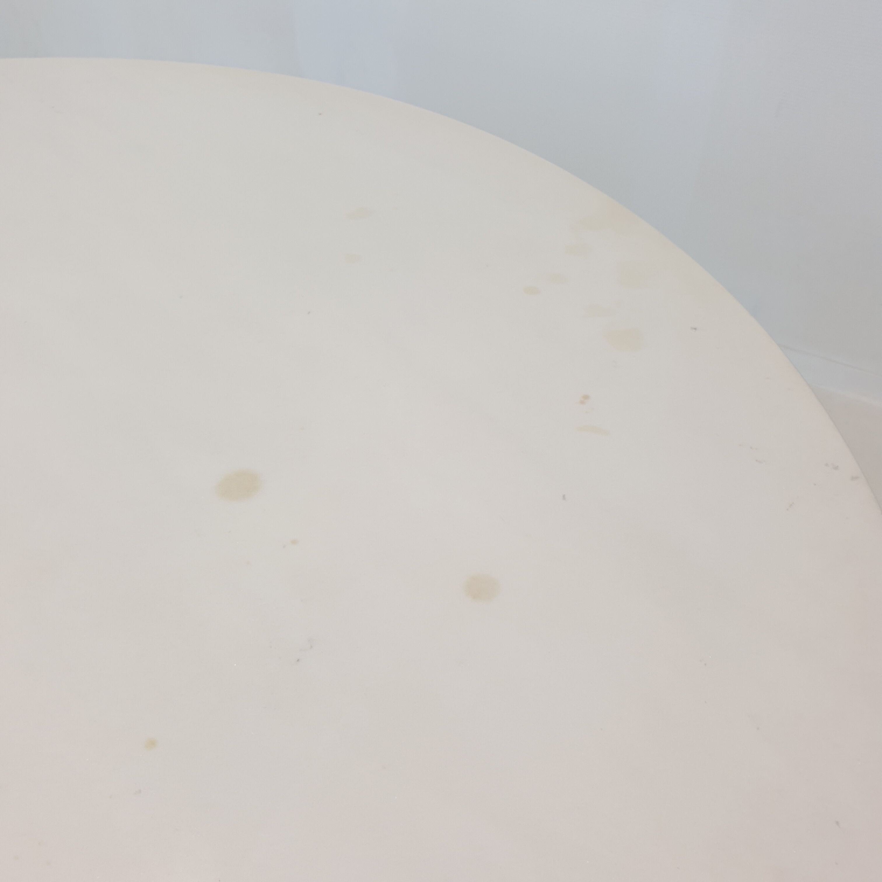 Round marble dining table, 1980's