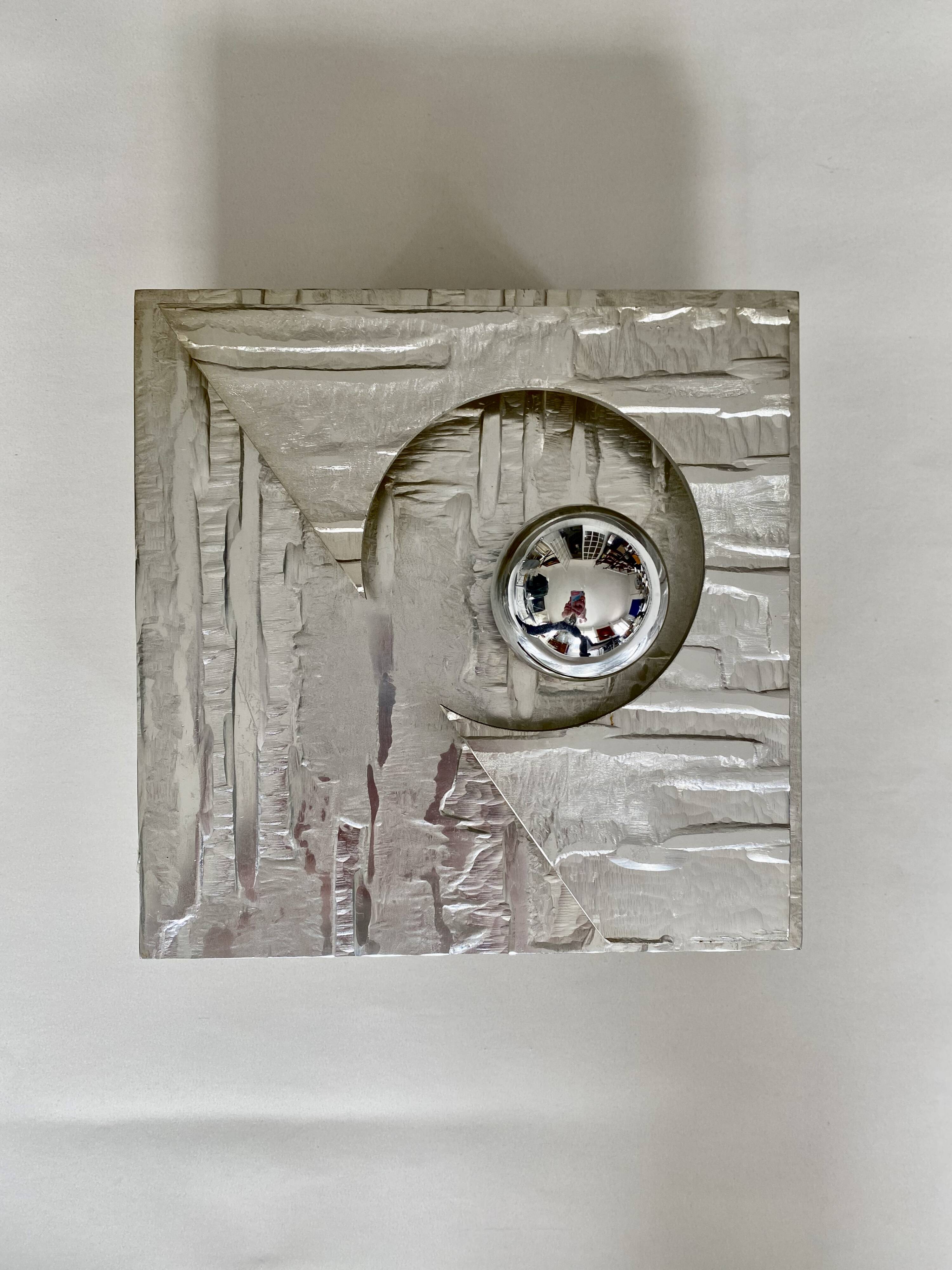 Lumalux 2000 aluminum wall light from the 1970s.