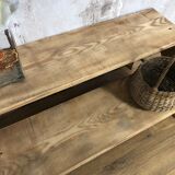 Former wooden workshop step