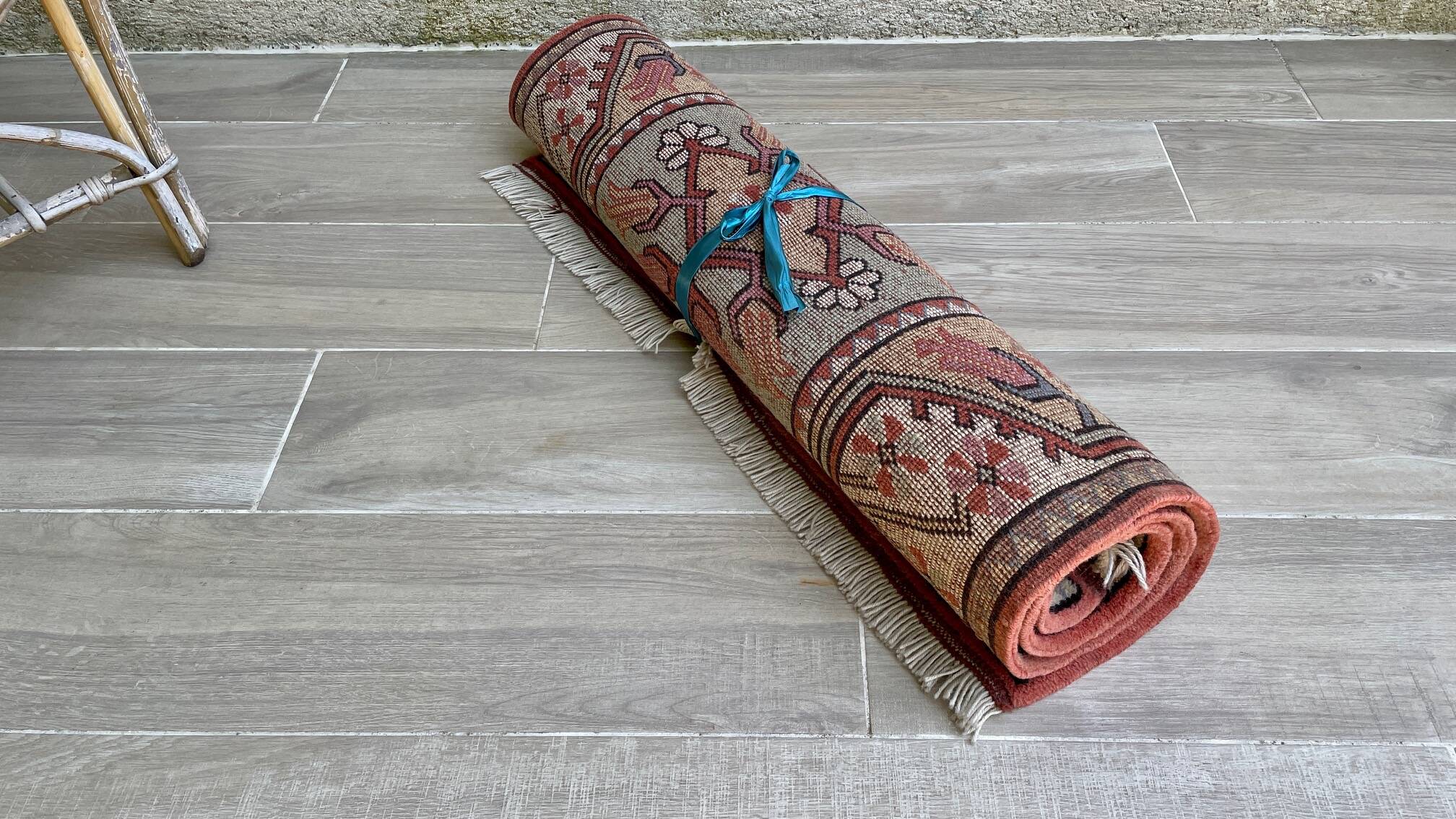 Milas oriental rug inspired by art deco