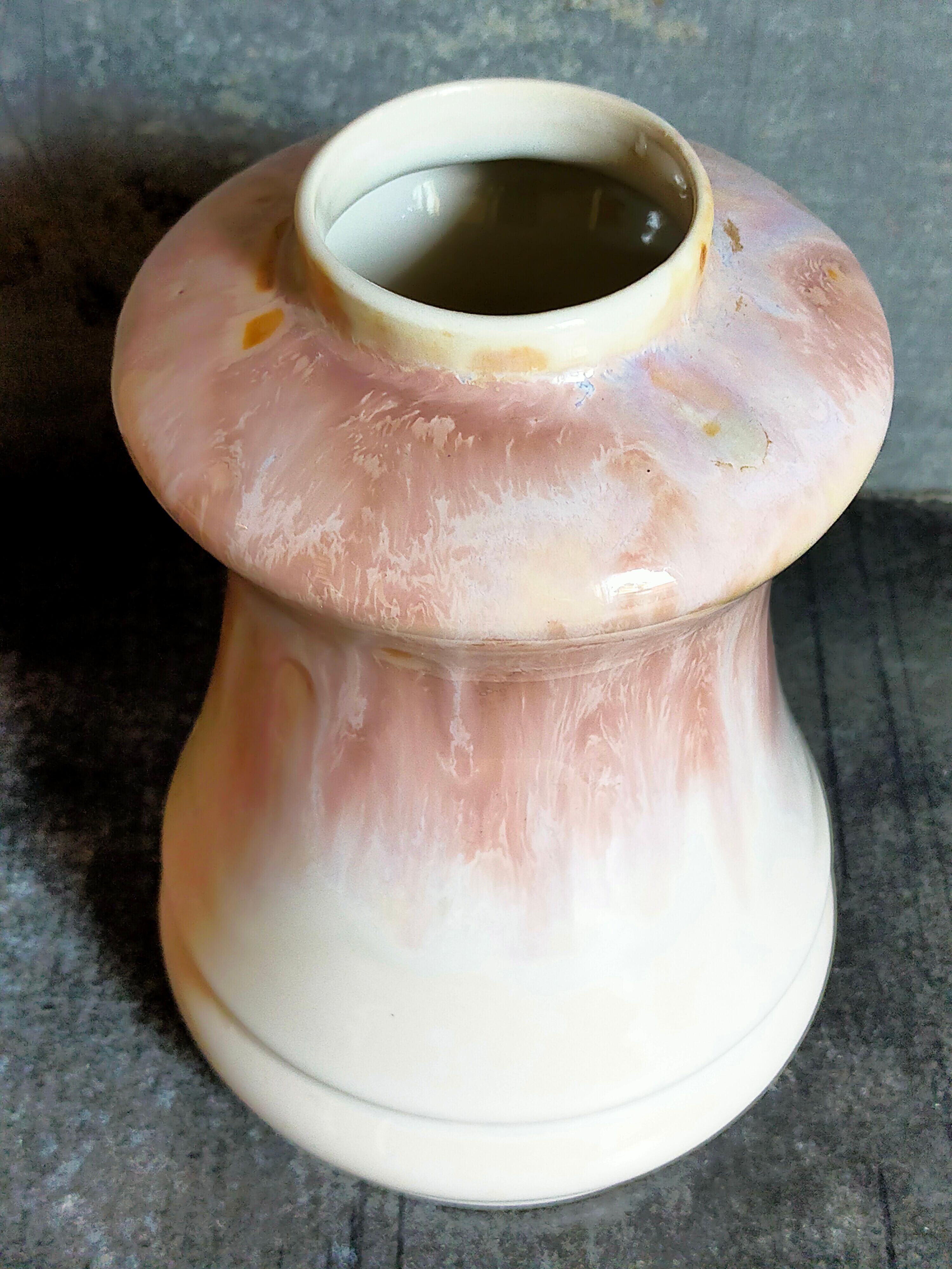 Ceramic vase of St-Uze manufacture Rodaceram 60s