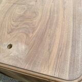 19th-century Louis XVI buffet renovated in walnut, 145cm.