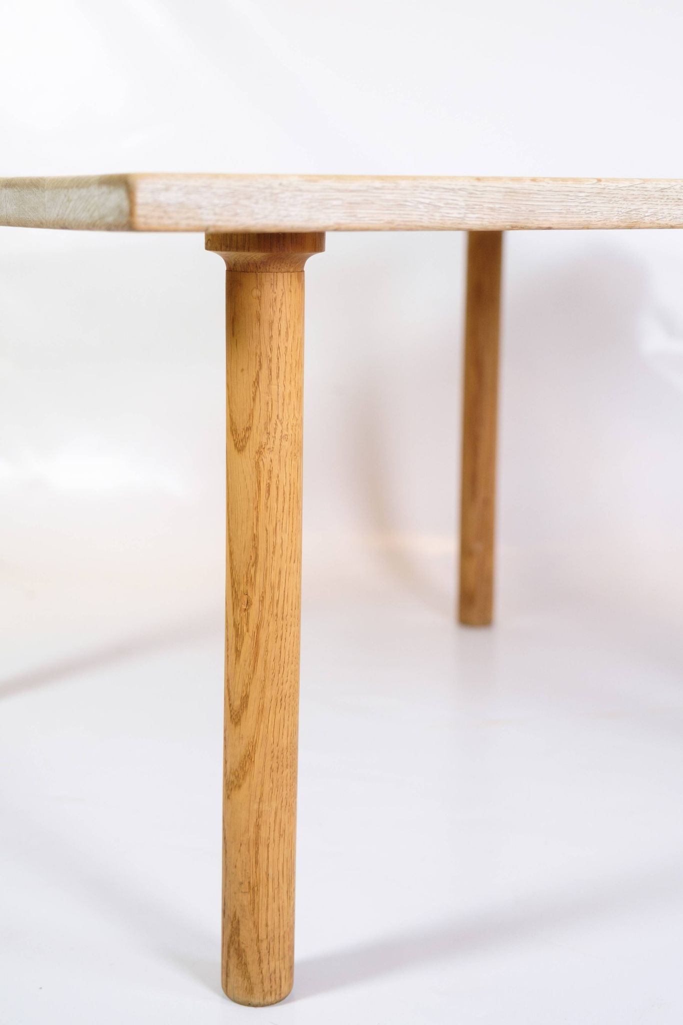 Coffee Table Made In Light Oak By Hans J. Wegner For Andreas Tuck Møbelfabrik From 1960s