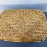 Woven rattan trunk