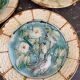 3 antique slipware plates