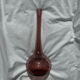 Vintage bubble glass soliflore vase in Biot style – Purple / Amethyst
