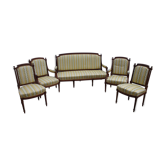 Louis XVI-style walnut lounge