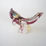 Ceramic bird sculpture, Italian design, 1970s, manufacturer: F. Ferroni