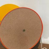 Vintage memphis style lamp in plastic of colors