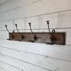 Old coat rack with 4 hooks
