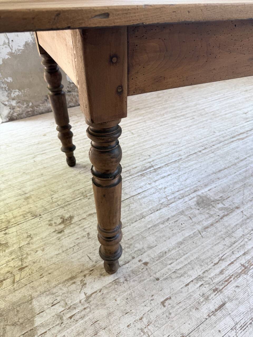 Oval farmhouse table 250cm pine