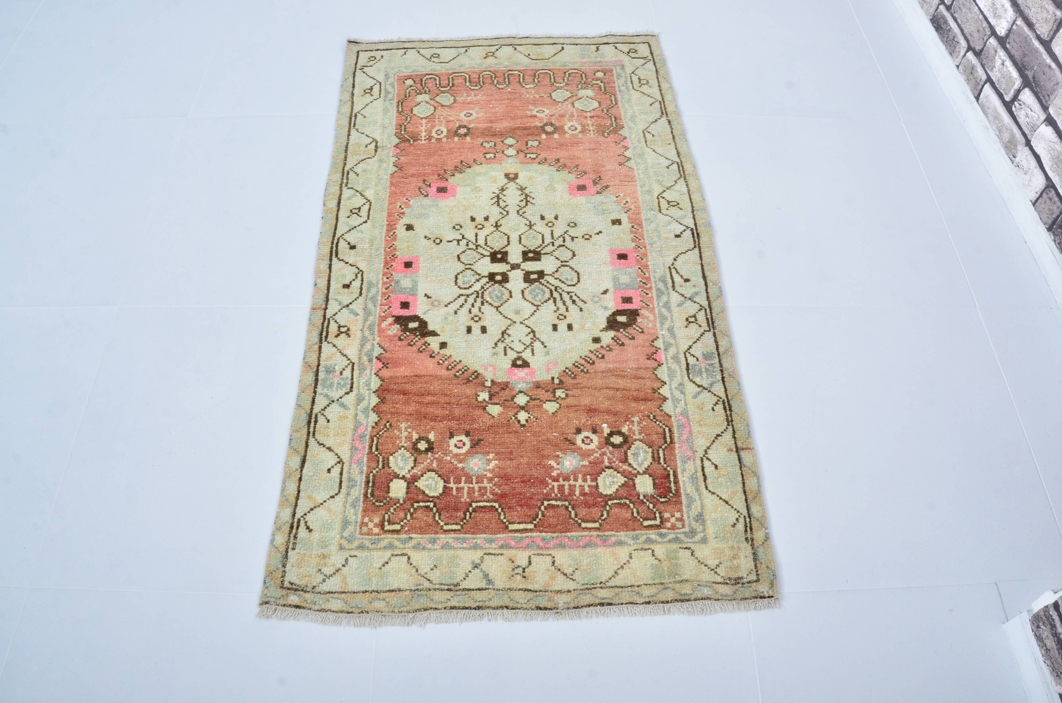 Turkish Oushak handmade rug sku 3555