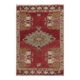 Hand-knotted Small Rug. Vintage Doormat. Turkish Seat Cover. Entryway Rug. Kitchen Mat. Bath Mat