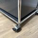 USM Haller wheeled cabinet in Anthracite Grey
