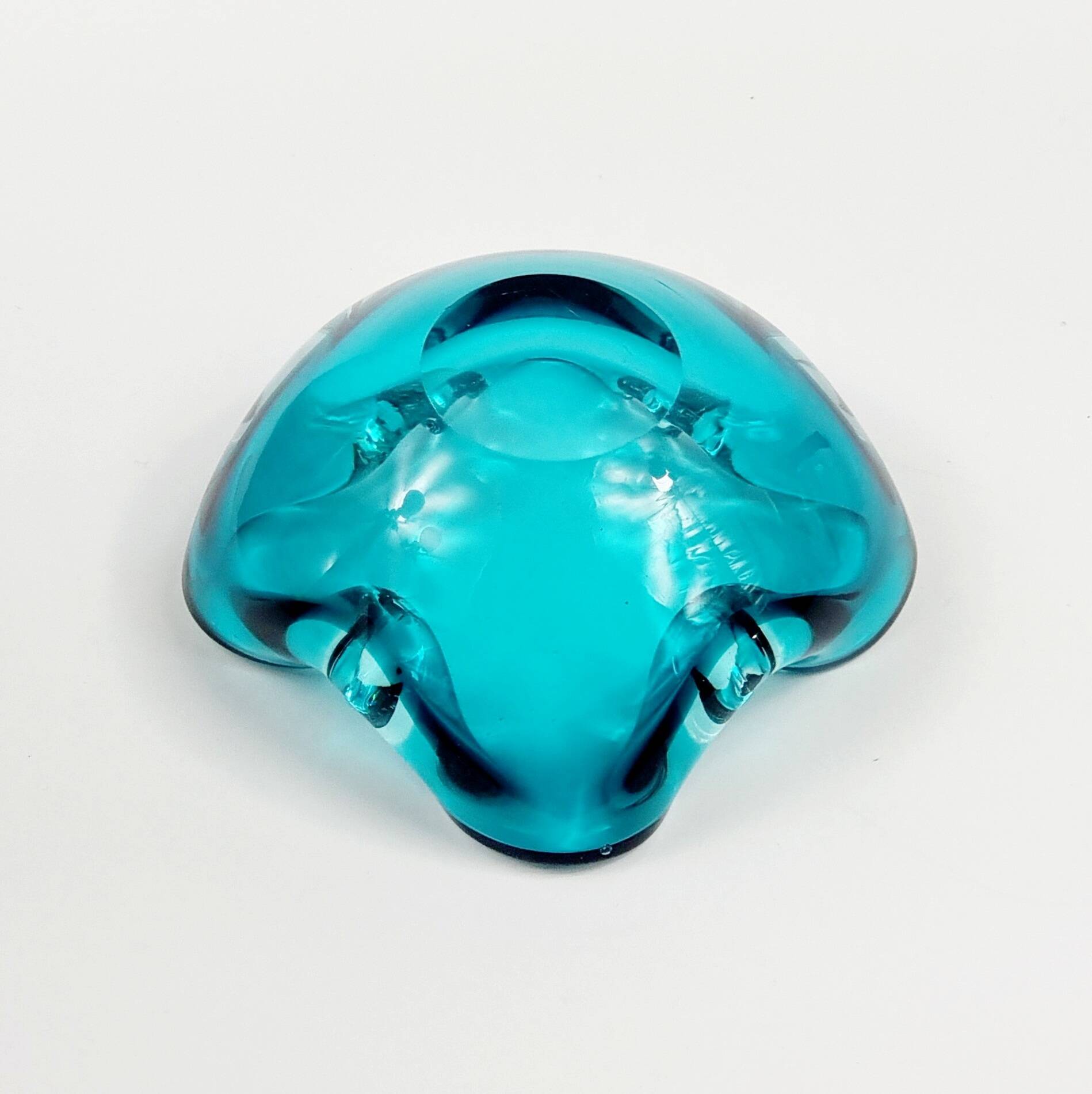 Murano Glass Bowl or Ashtray Attributed to Flavio Poli, Italy, 1960s