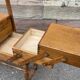 Scandinavian vintage Art Deco worker sewing box sewing box 1950