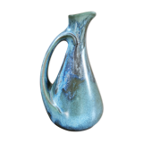 Art Nouveau ceramics signed Denbac pitcher vase retro glacures