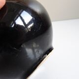 Théière noir et jaune années 1960