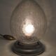 Lampe en verre craquelé