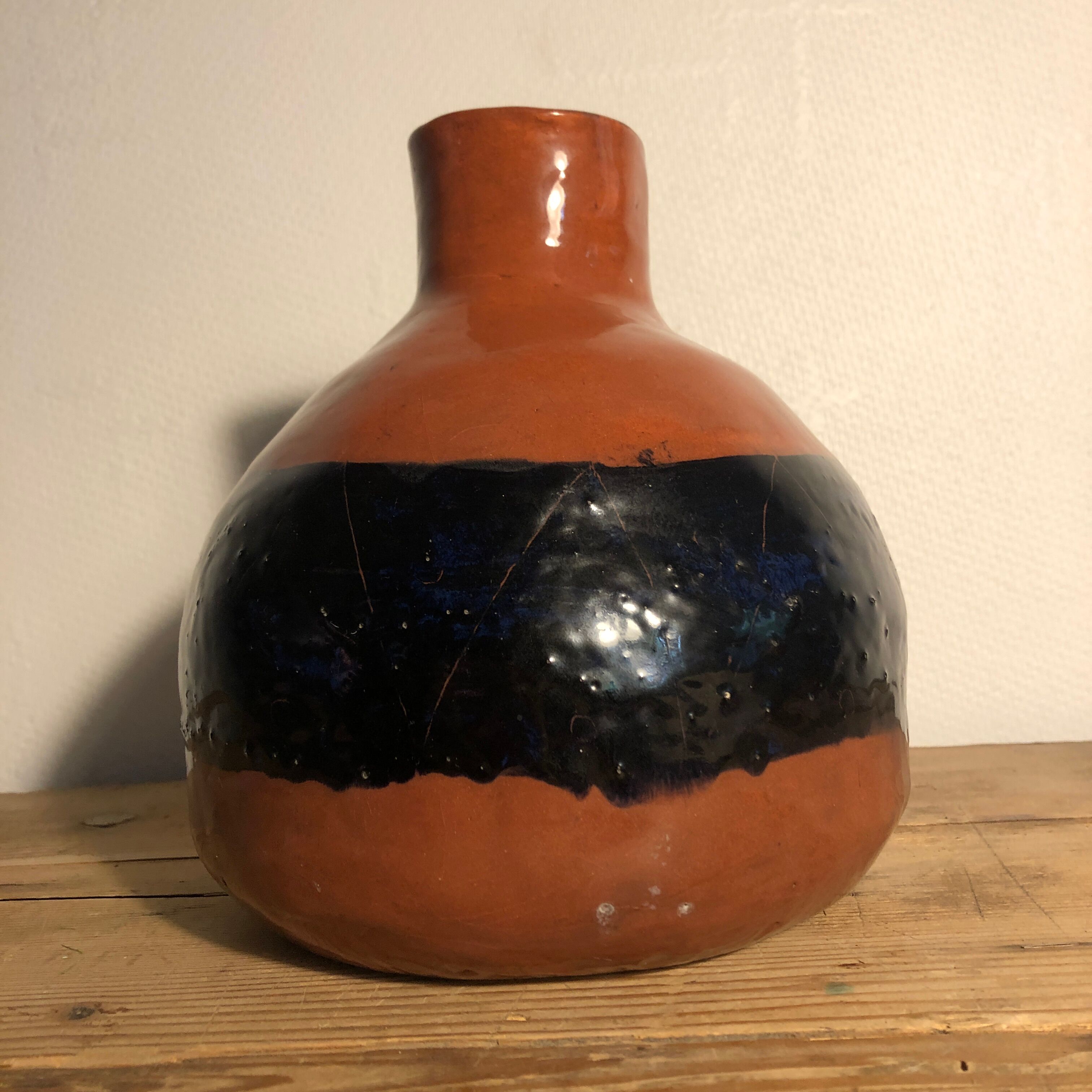 Ceramic ball vase