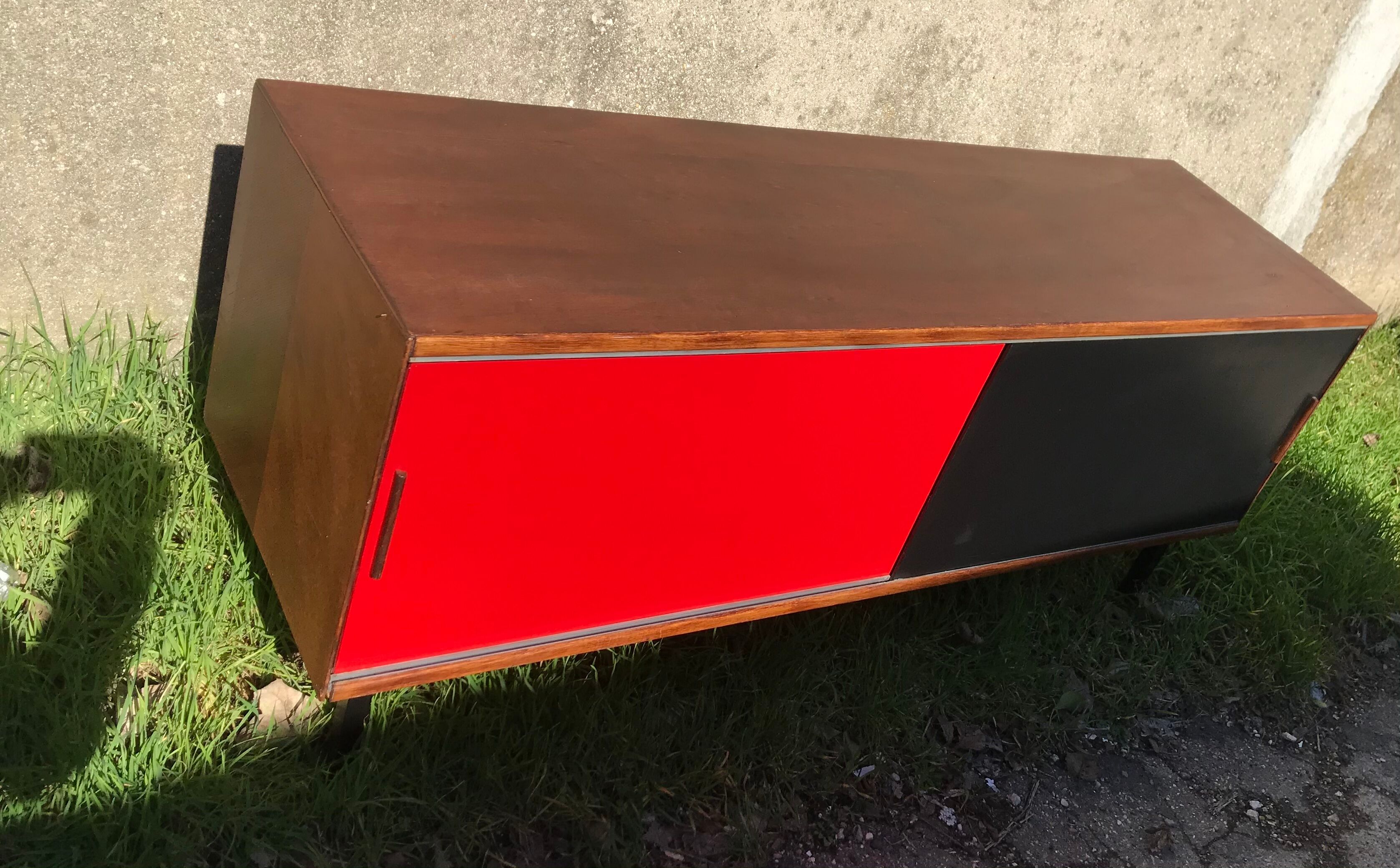 Small vintage wooden line 60s
