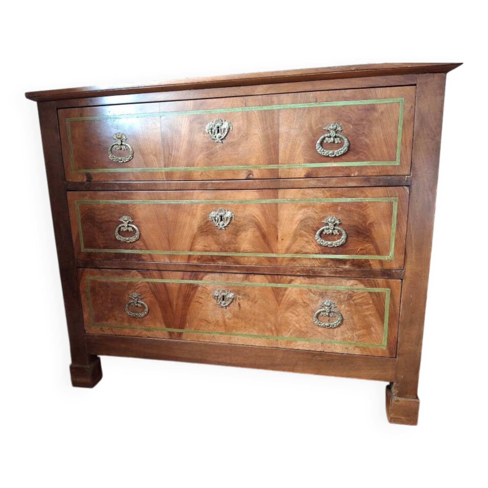 Empire chest of drawers with 3 drawers