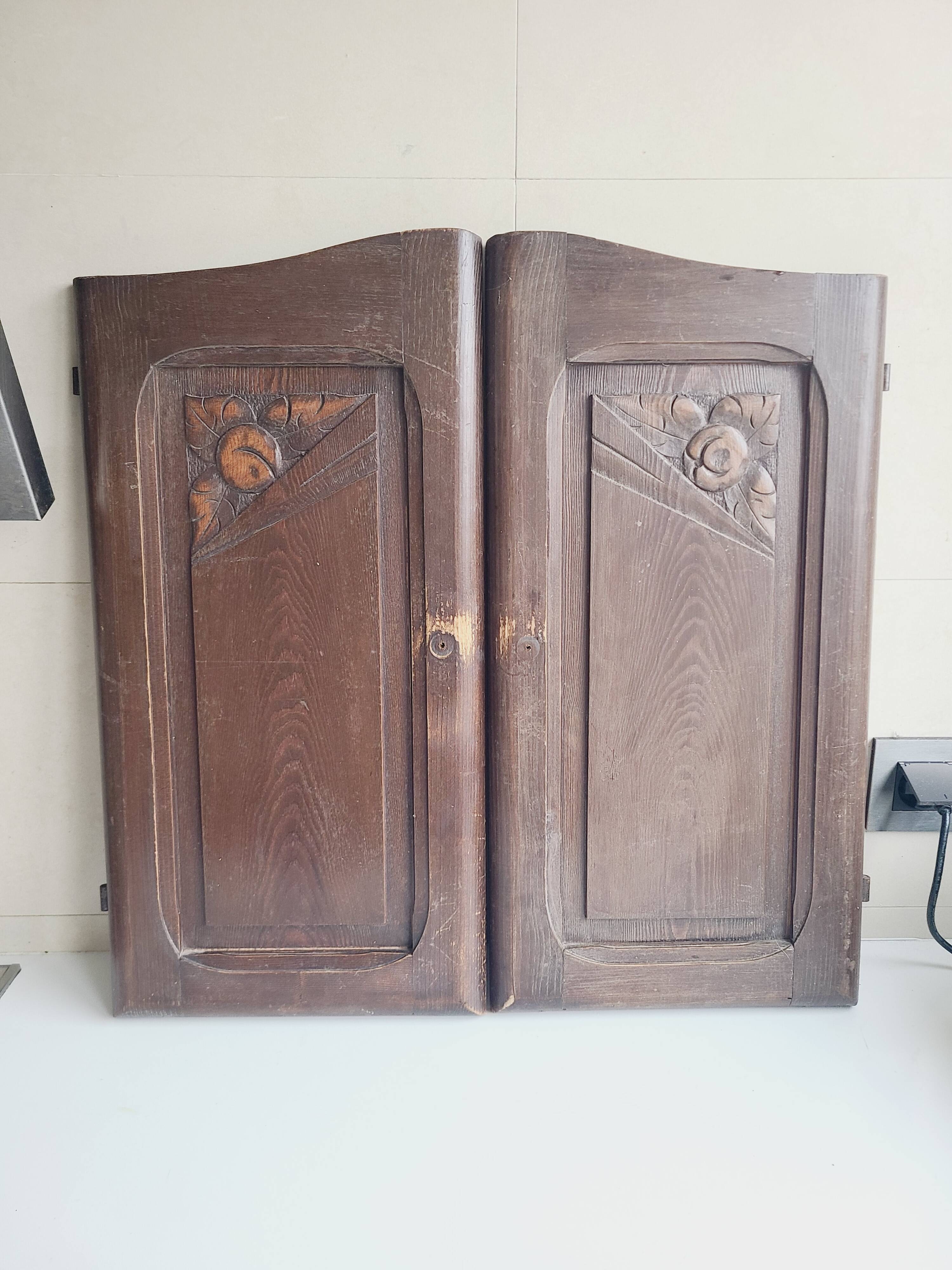 Antique art deco doors