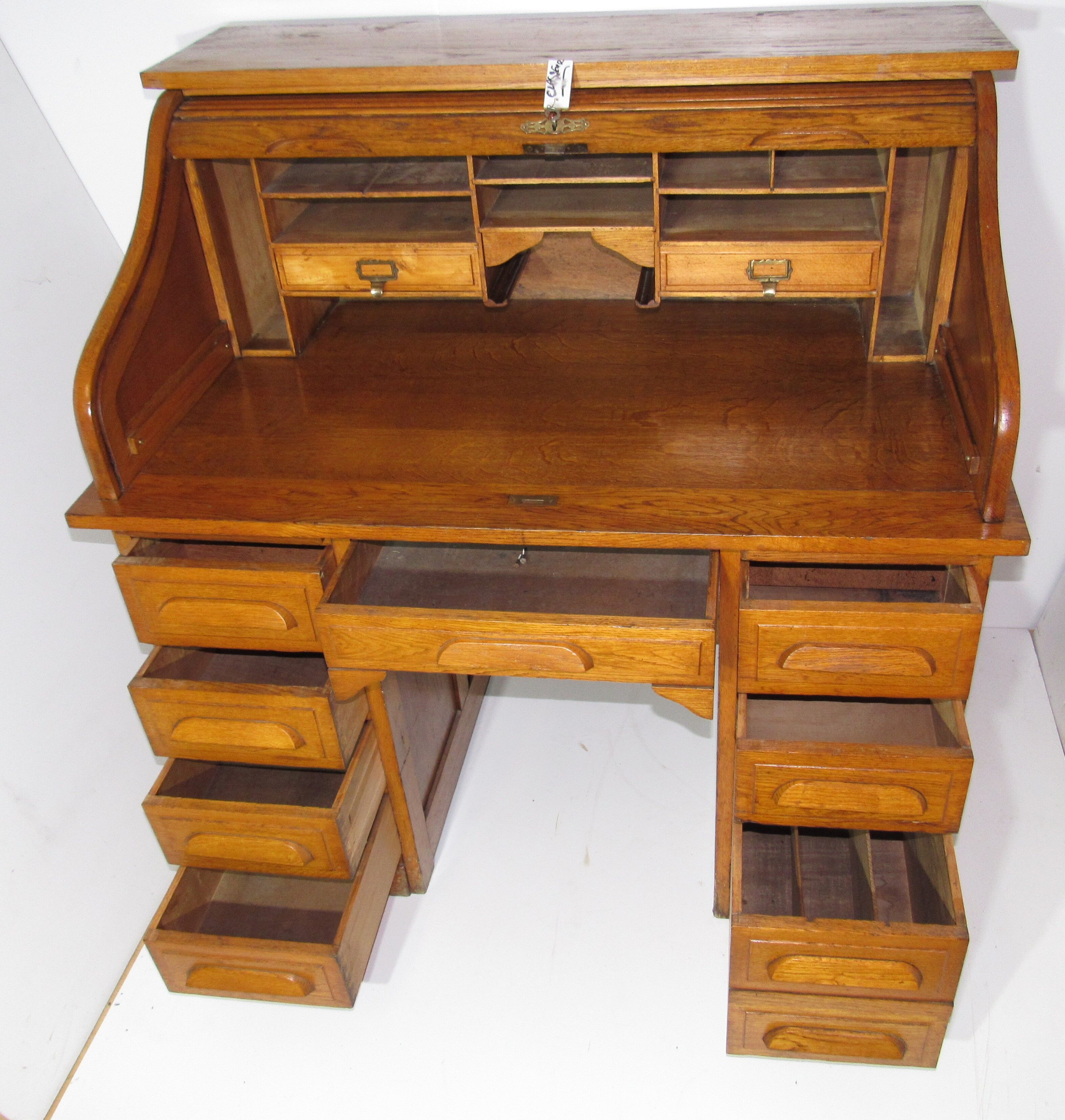 American light oak desk