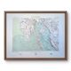 Kvarner Bay, Croatia. Original map printed in 1878.
