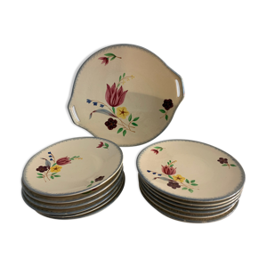 12 assiettes à dessert