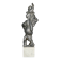 Large abstract lead Sculpture on a marble base. 1960s