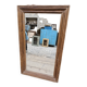 Burmese teak mirror