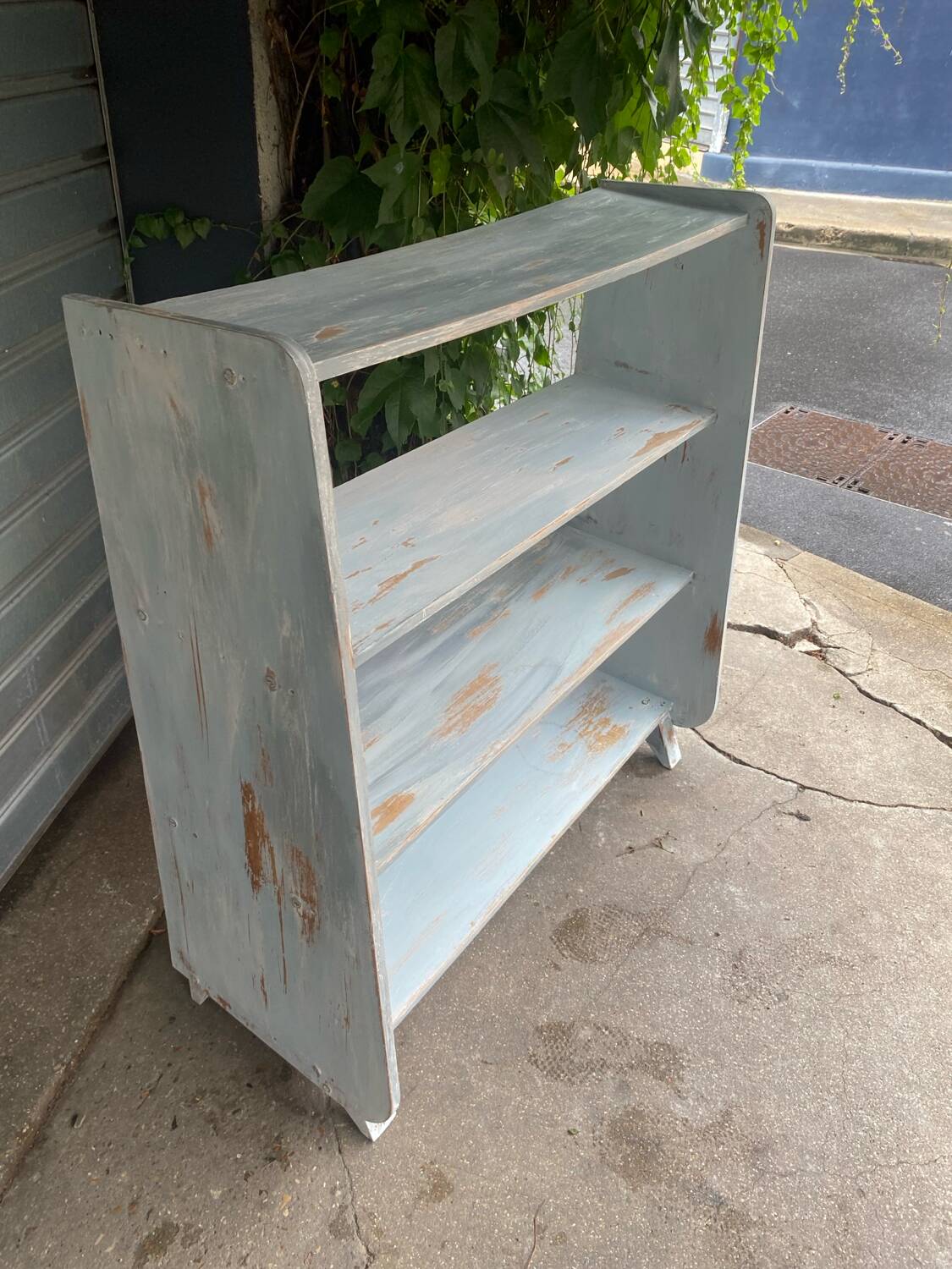 Wooden shelf