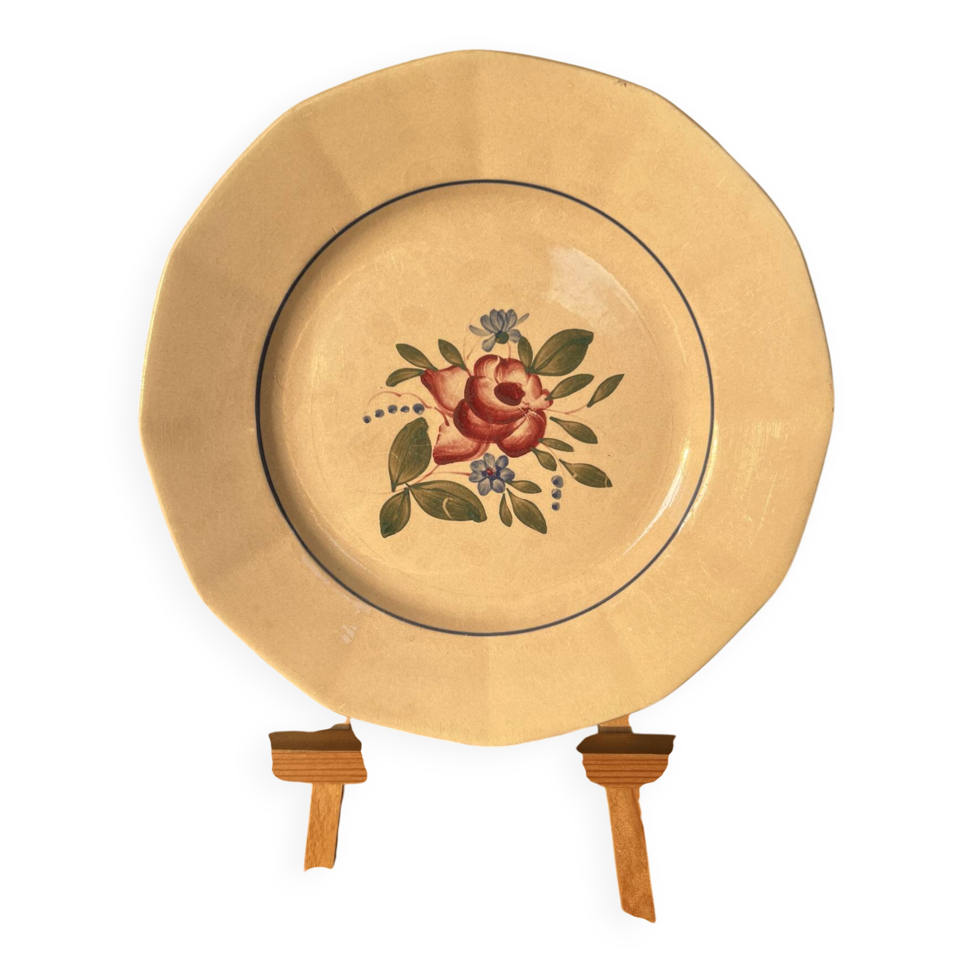 Assiette Digoin Sarraguemines - modèle 9177