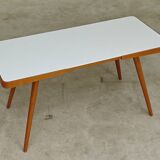 Table basse opaxit blanc par Jiri Jiroutek pour Cesky Nabytek 1960