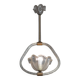 Vintage pendant lamp in Murano glass by Barovier & Toso, 1940s.