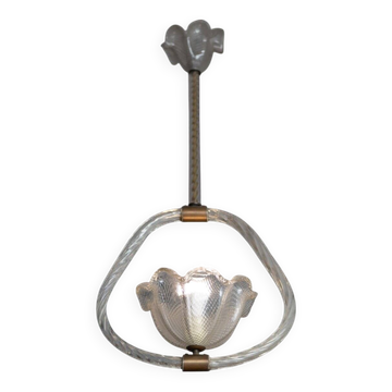 Murano glass pendant by Barovier & Toso, 1940s