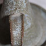 Bougeoir en grès bleuté